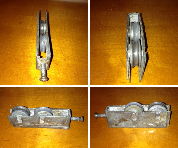 User submitted photos of a patio door roller.