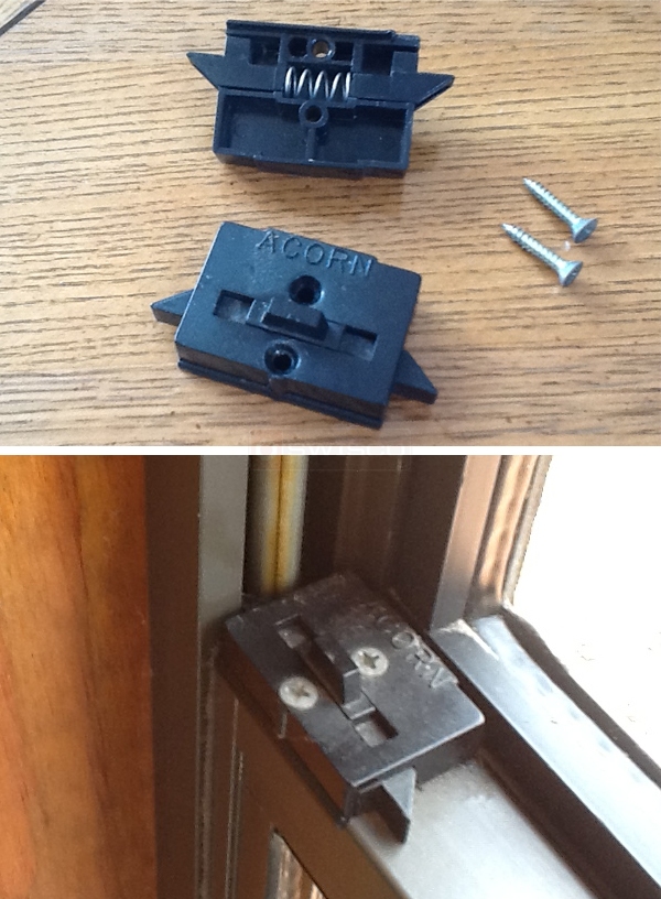 User submitted photos of a tilt latches.