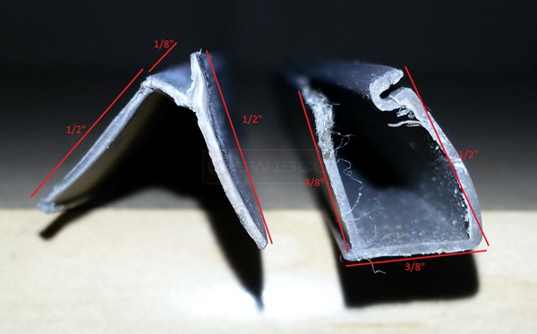 User submitted a photo of a glazing bead.