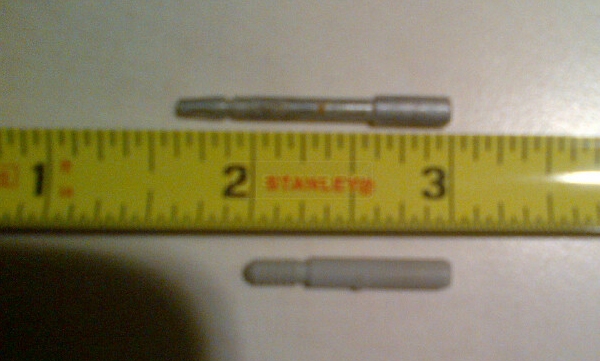 User submitted photos of a plunger pin.