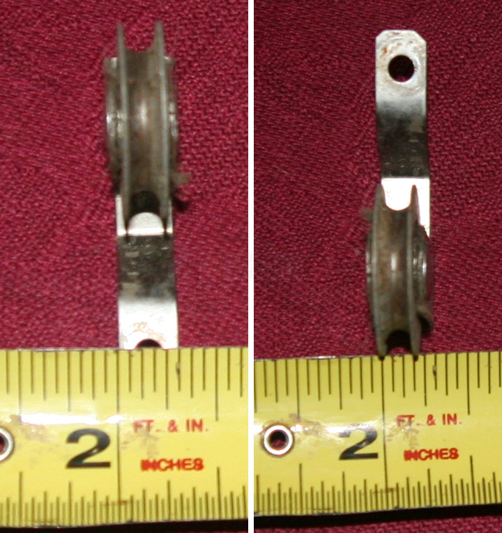 User submitted photos of a patio door roller.