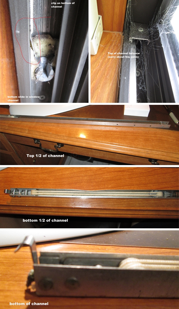 User submitted photos of a window balance.