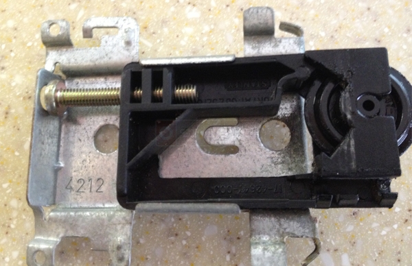 User submitted a photo of a closet door roller.