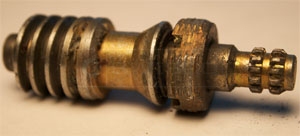 User's photo of their worn out window crank part.