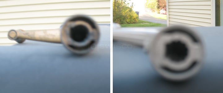 User submitted photos of a window crank handle.