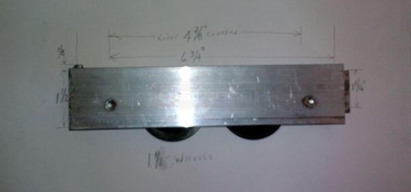 User submitted a photo of a patio door roller.