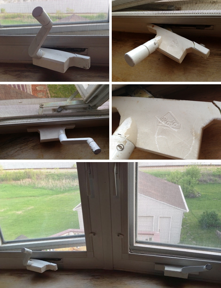 User submitted photos of window cranks.