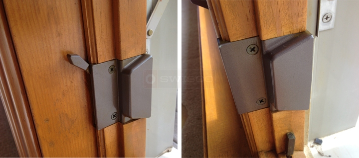 User submitted photos of a window lock.