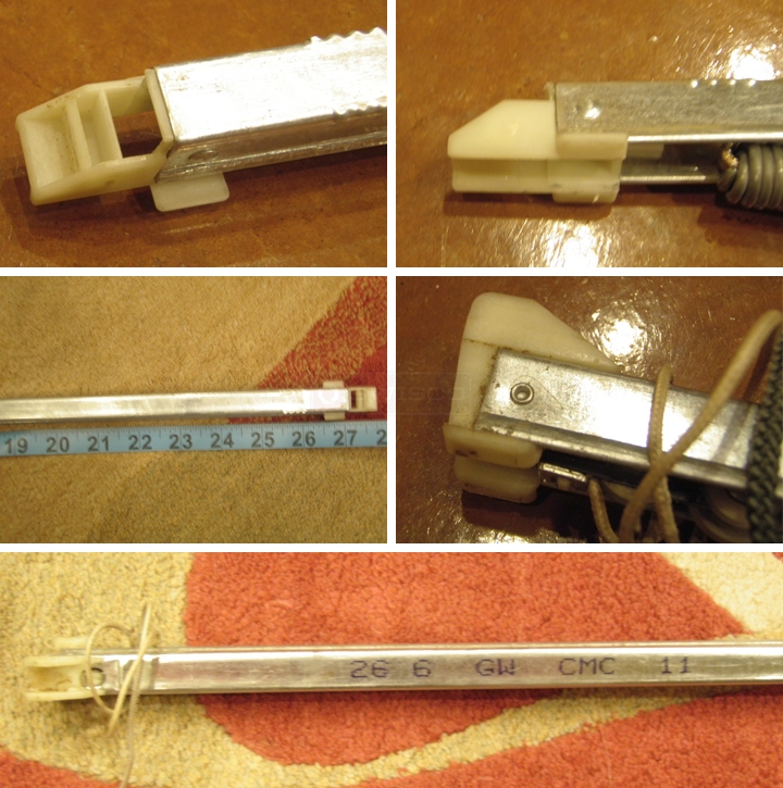 User submitted photos of a window balance.