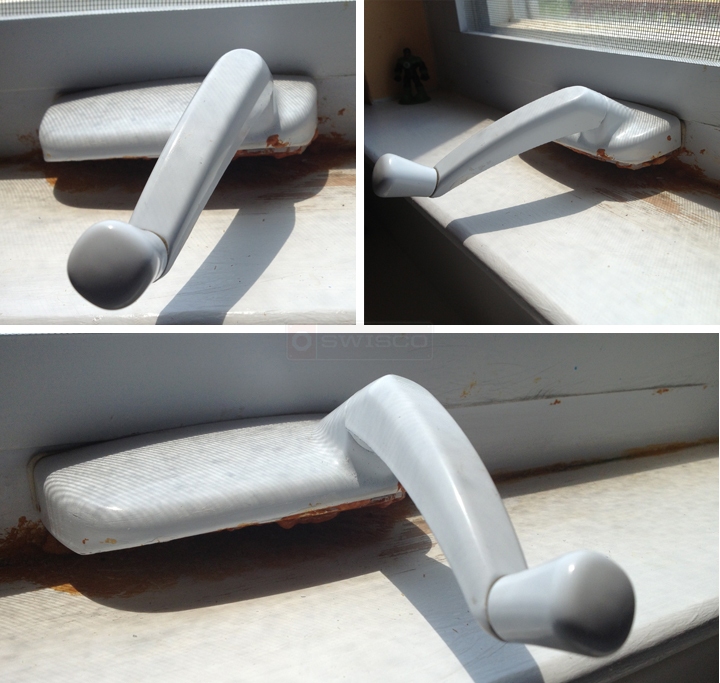 User submitted photos of a window crank.