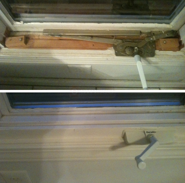 User submitted photos of a window operator.