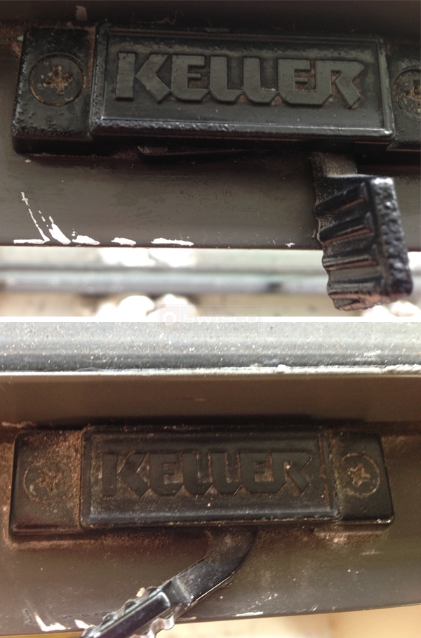 User submitted photos of a window lock.