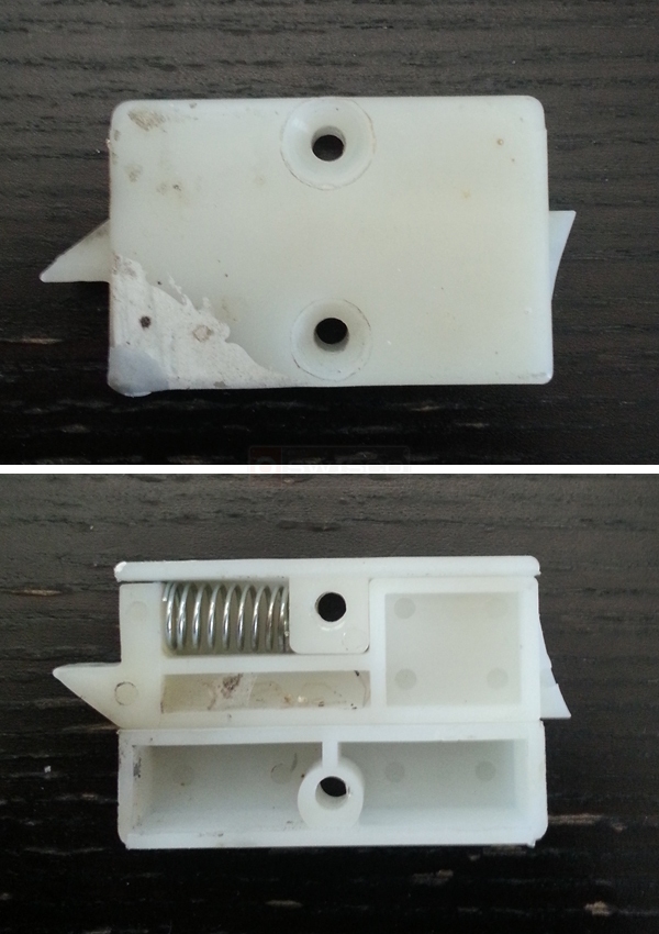 User submitted photos of a window latch.