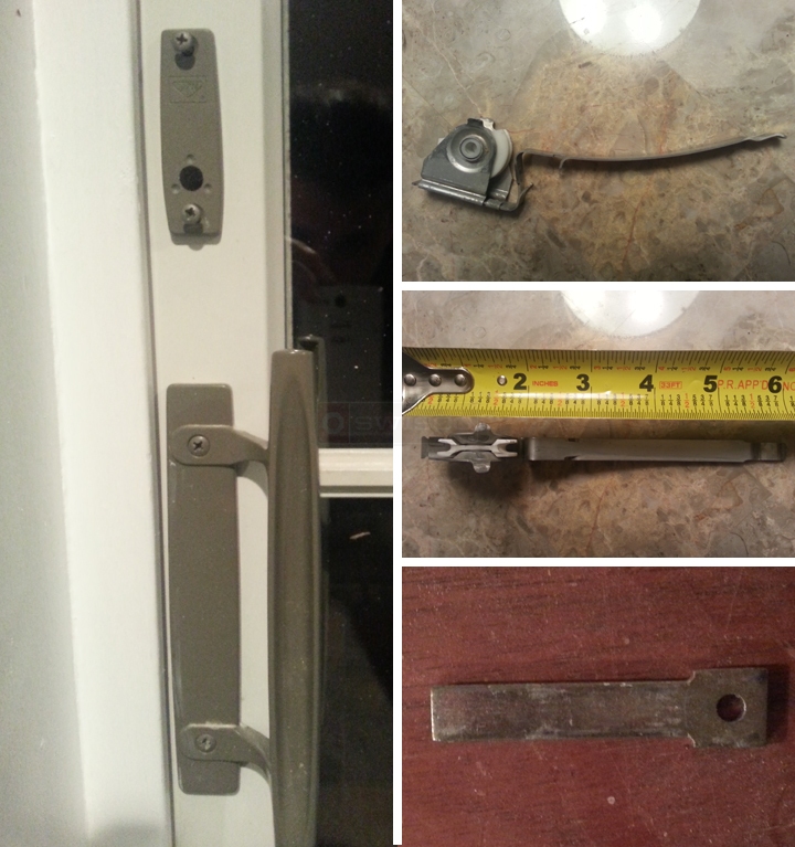 User submitted photos of door hardware.