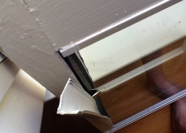 User submitted a photo of snap in glazing.