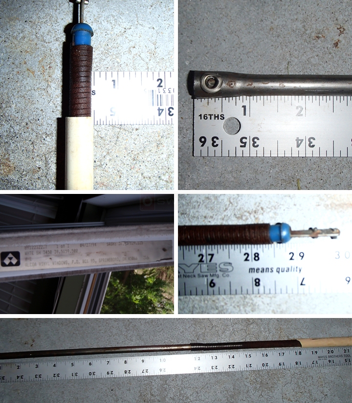 User submitted photos of a window balance.