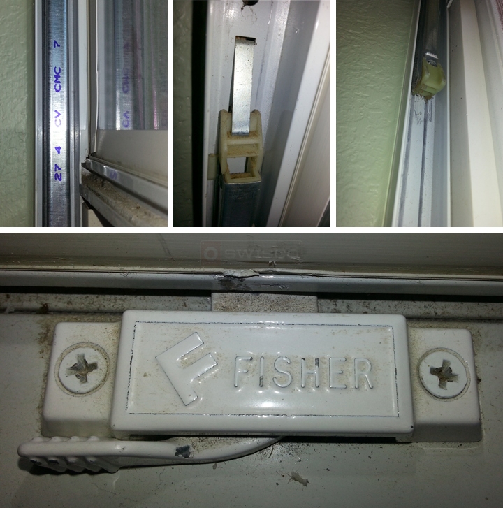 User submitted photos of window hardware.