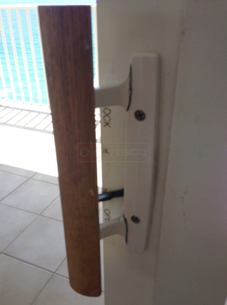 User submitted a photo of a patio door handle.