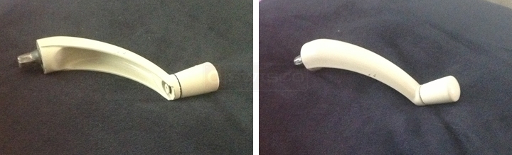 User submitted photos of a window crank handle.