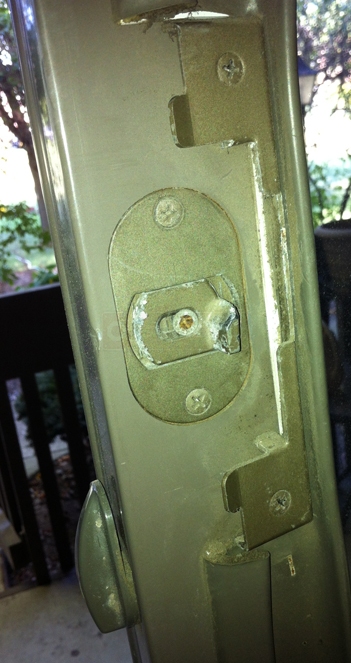 A customer submitted image of their Andersen hardware.