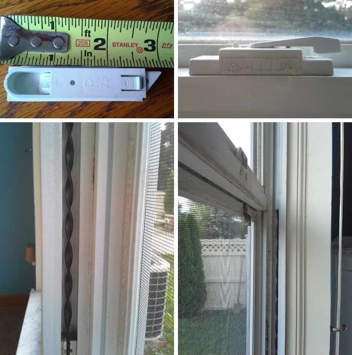 User submitted photos of a window balance & tilt latch.