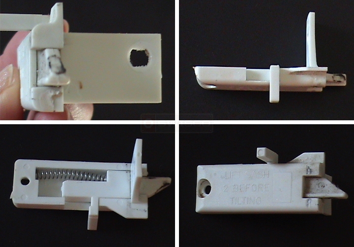 User submitted photos of a tilt latch.