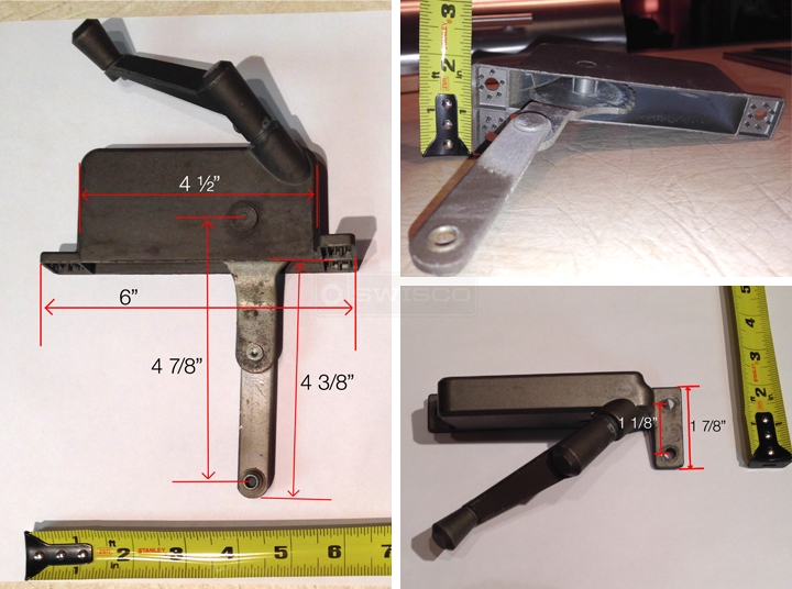 User submitted photos of a window operator.