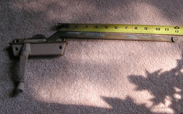 User submitted photos of a window operator.