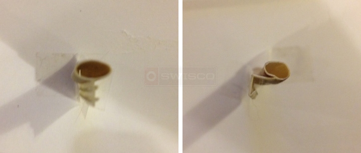 User submitted photos of bubble seal.