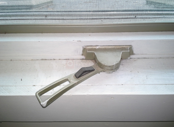 User submitted a photo of window awning hardware.