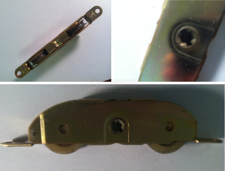 User submitted photos of a patio door roller.