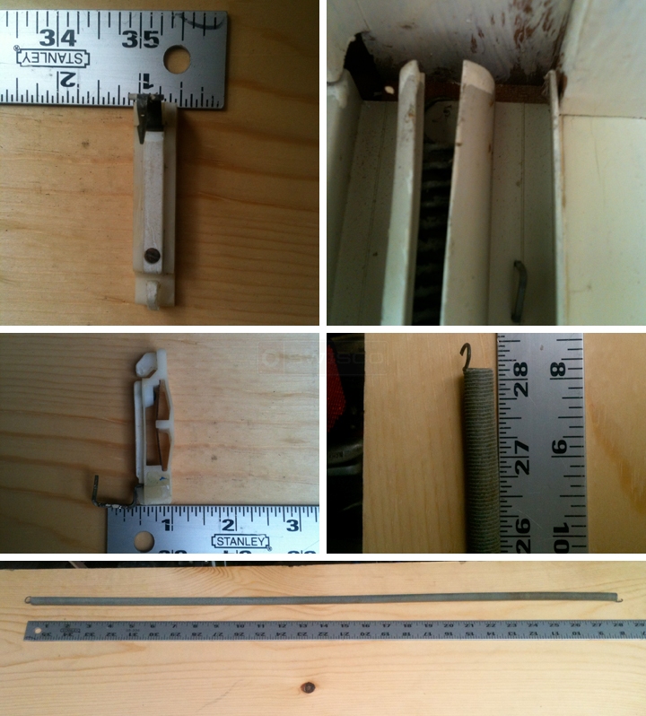 User submitted photos of window hardware.
