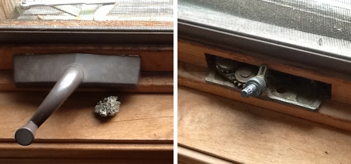 User submitted photos of a window operator.