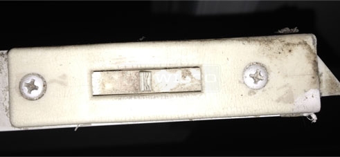 A customer submitted image of their window latch.