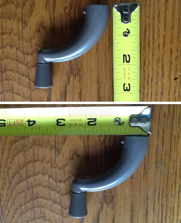 User submitted photos of a window operator handle.