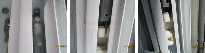 User submitted photos of window hardware.