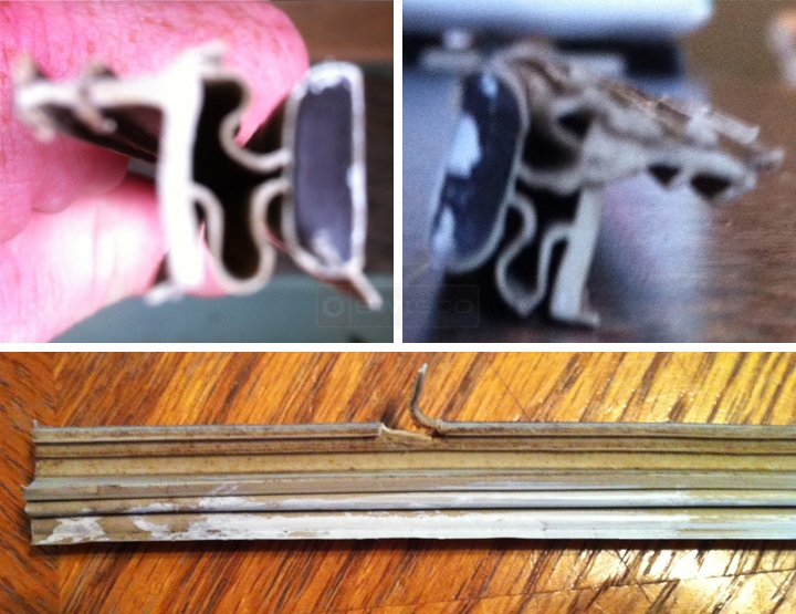 User submitted photos of weatherstripping.