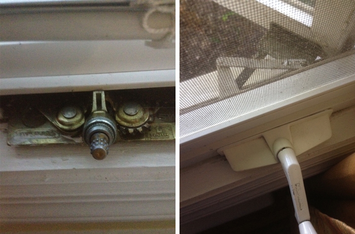 User submitted photos of a window operator.