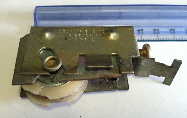 User submitted a photo of a patio door roller.
