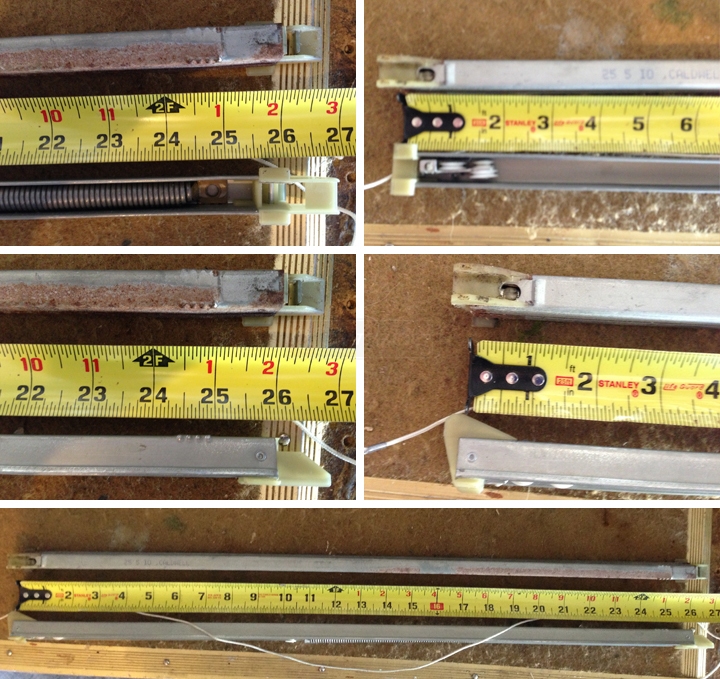 User submitted photos of window balances.