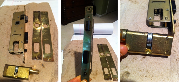 User submitted photos of door hardware.