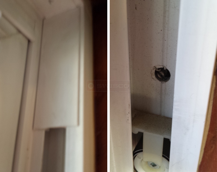 User submitted photos of window hardware.