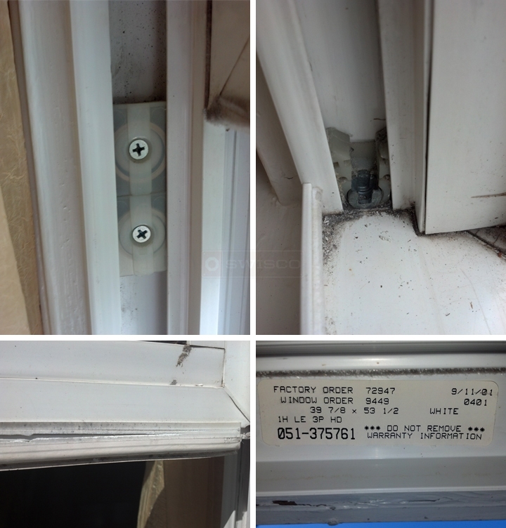 User submitted photos of window hardware.