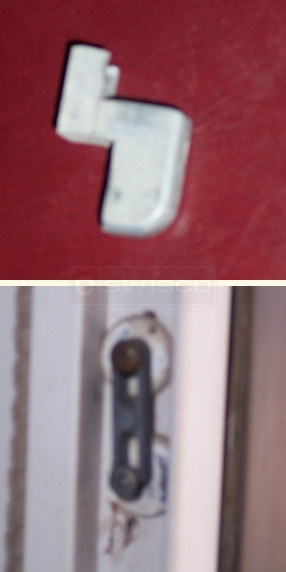 User submitted picture of window locking pin.