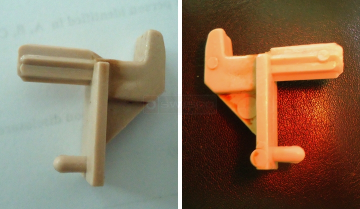 User submitted photos of a drawer glide.