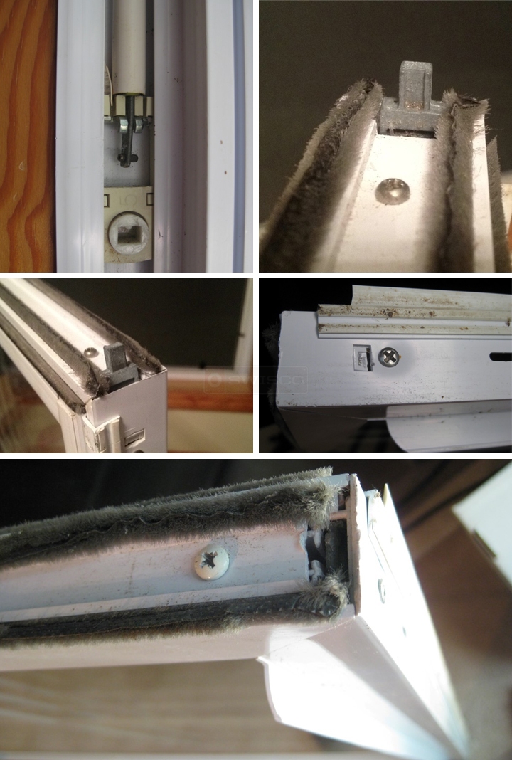 User submitted photos of window hardware.