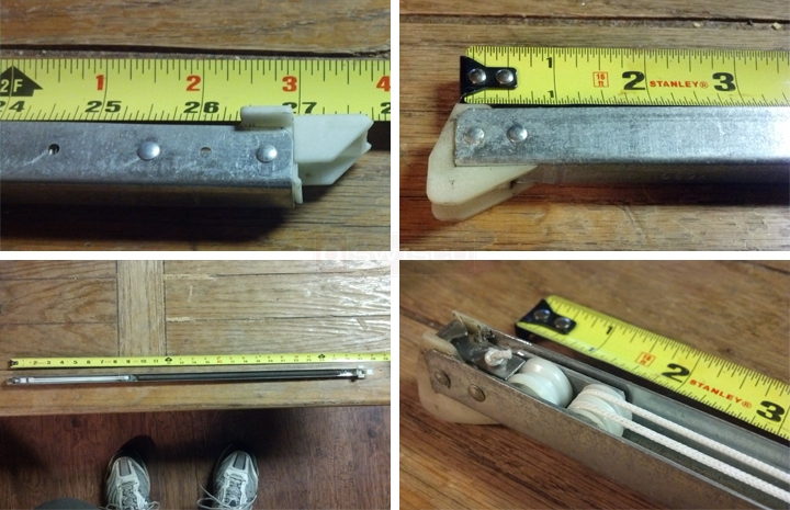 User submitted photos of a window balance.