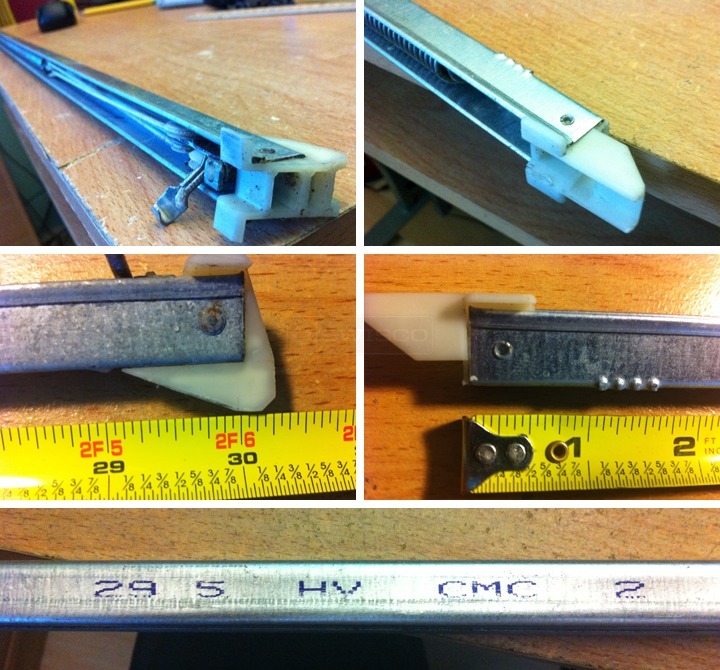 User submitted photos of a window balance.