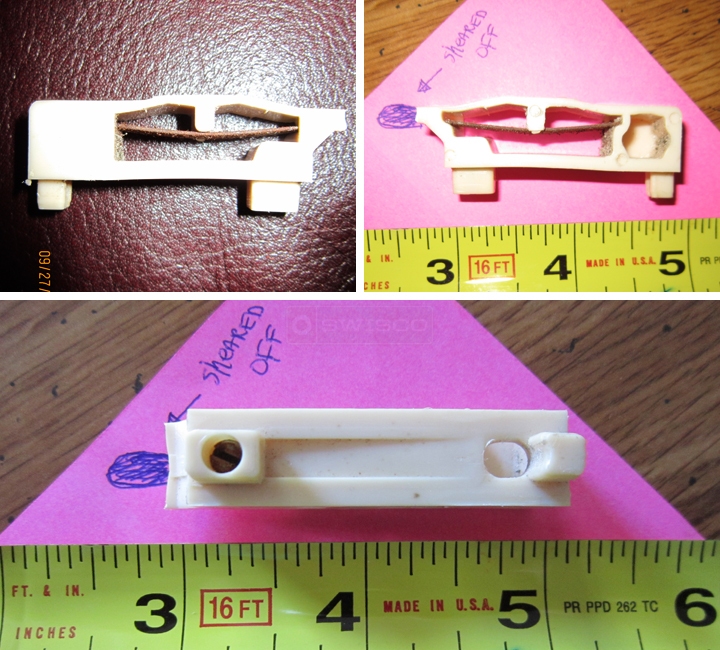 User submitted photos of window hardware.