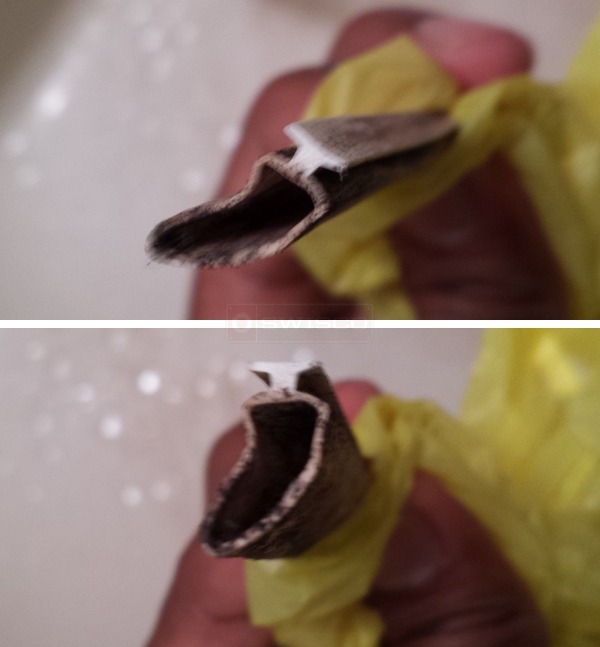 User submitted photos of bubble seal.